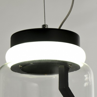 Colgante traslucido vidrio.