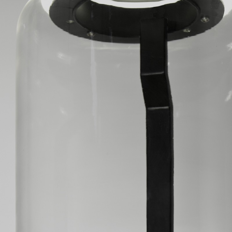 Colgante traslucido vidrio.